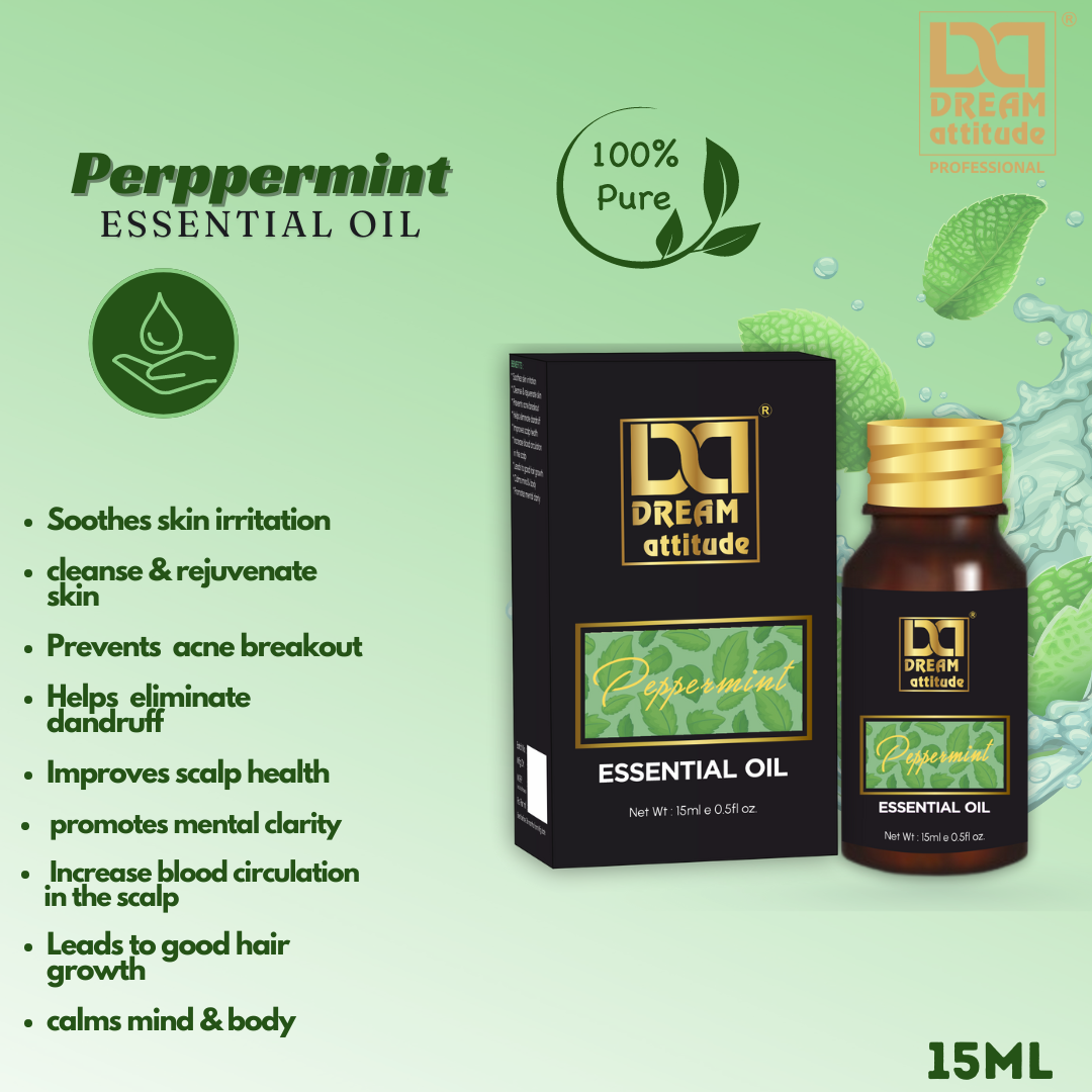 "DREAM Peppermint Essential Oil: Refresh Your Senses [15ml]