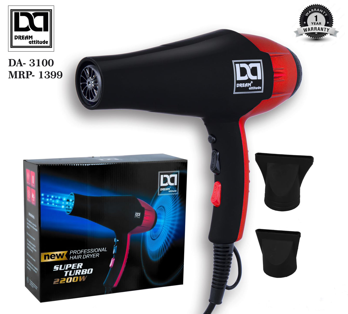 Elevate Pro Styling with the Hair Dryer 3100