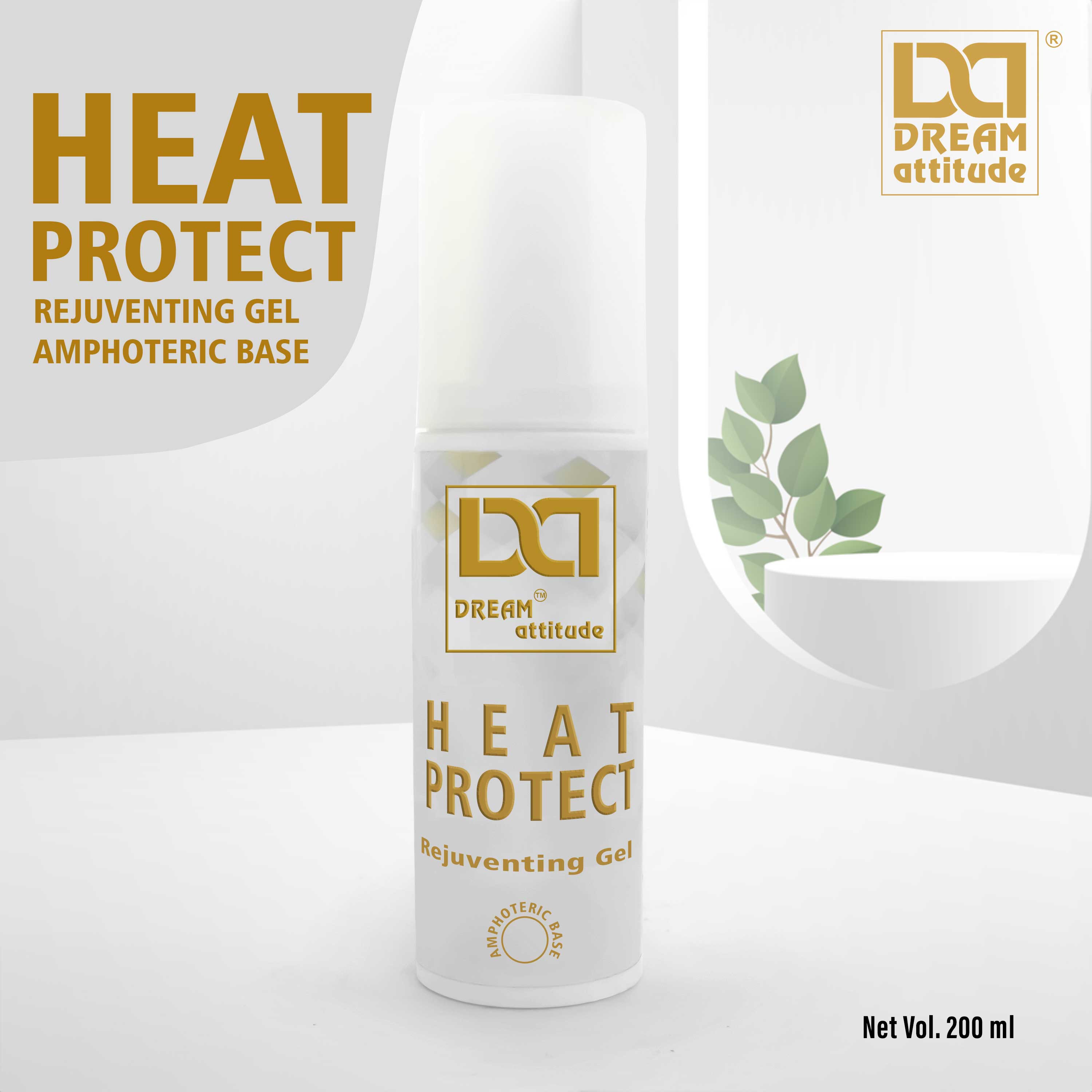 Dream Attitude Heat Protect Rejuvenating Gel - Advanced Defense for Sleek, Healthy Hair [100ML]
