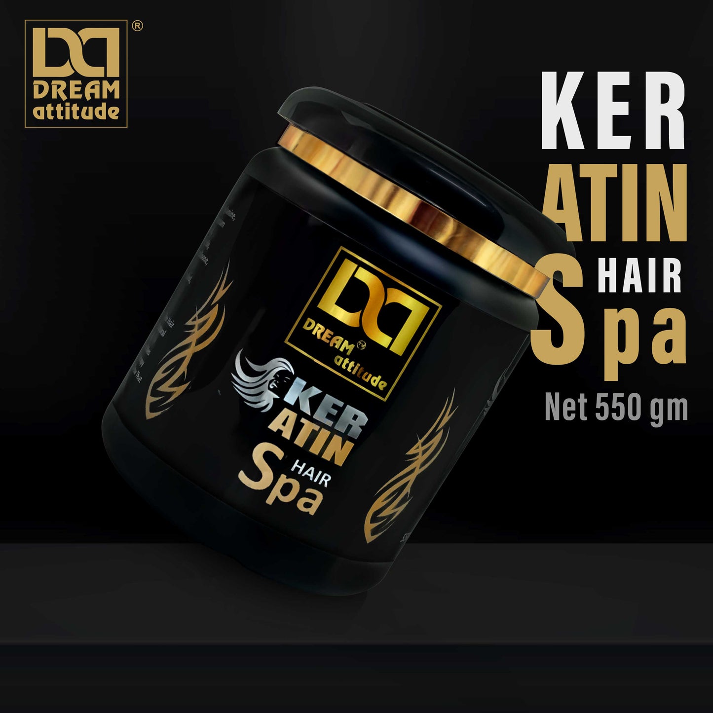 Dream Attitude Keratin Hair Spa - Indulgent Nourishment and Silky Smooth Finish 550GM