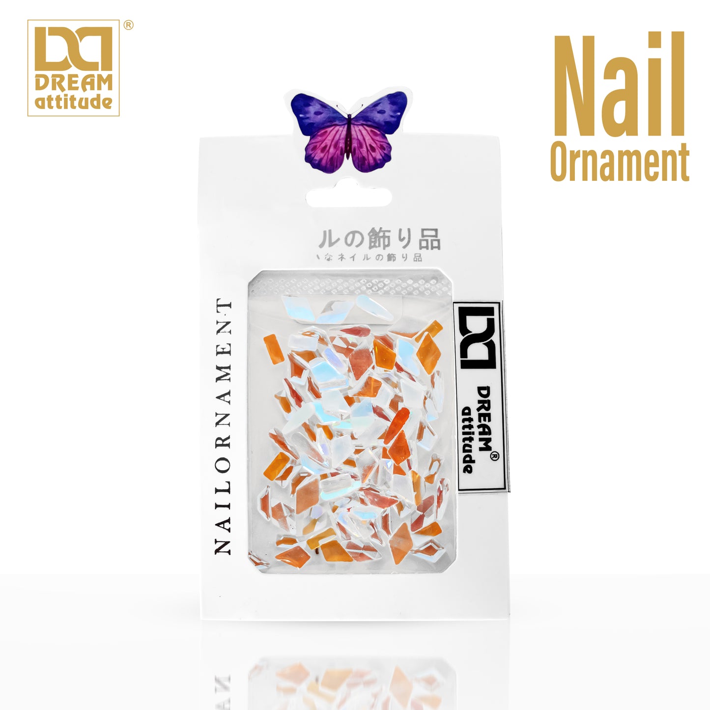 Dream Attitude Nail Ornaments: Elevate Your Nail Style with Effortless Elegance 1pct