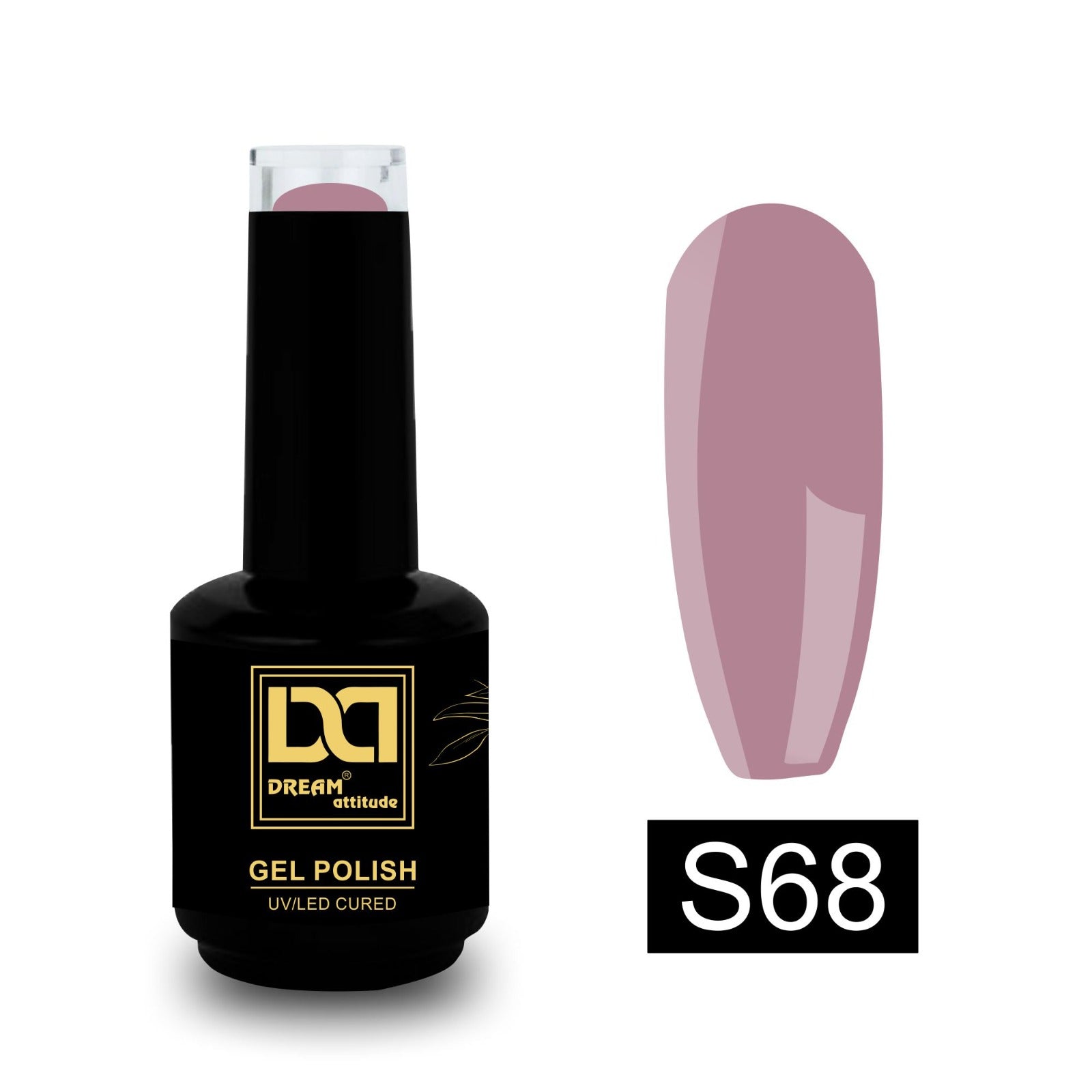 Unveil Artistry with Dream Attitude Crackle Gel Polish 15ml  S67 to S72 (15ml)