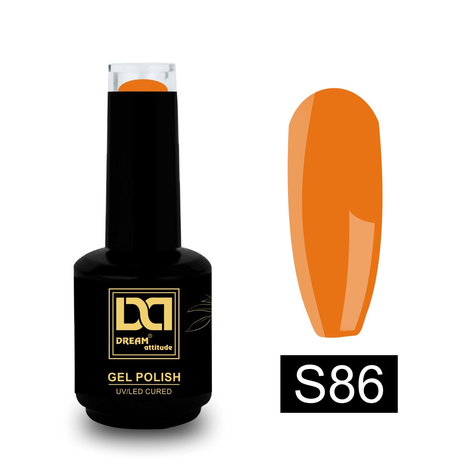 Unveil Artistry with Dream Attitude Crackle Gel Polish 15ml  S85 to S90 (15ml)