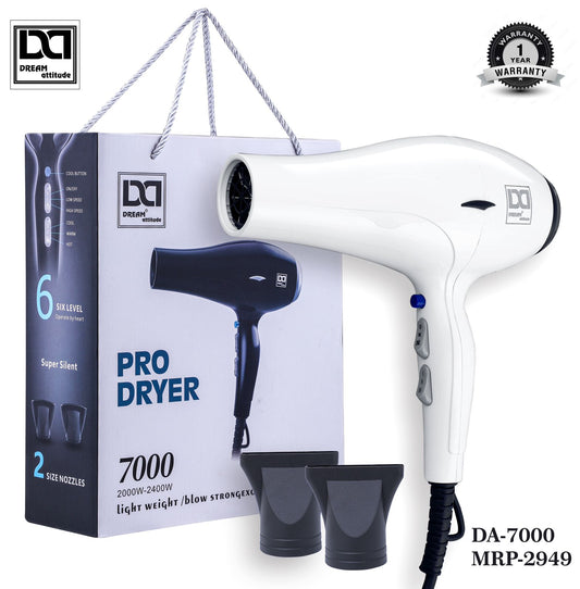 Dream Attitude Professional Hair Dryer: Elevate Your Styling Experience [MODEL NO:7000]