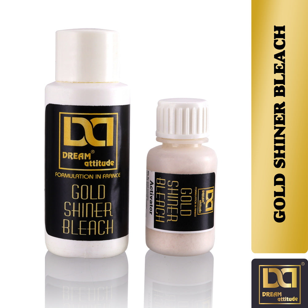 Enhance Natural Beauty with GOLD SHINER BLEACH by DREAM attitude [600GM] [250GM] [40GM]