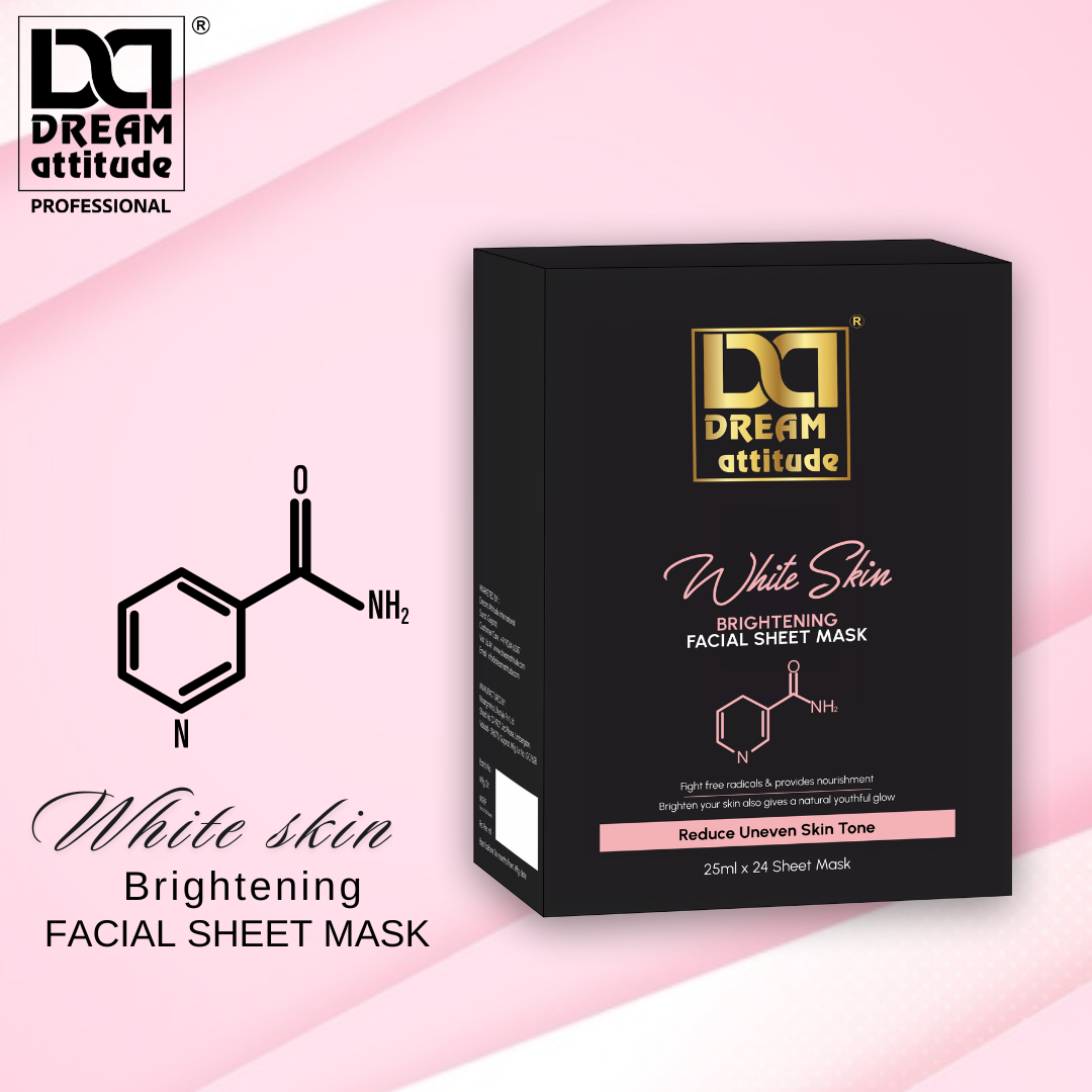 White Skin Brightening Facial Sheet Mask