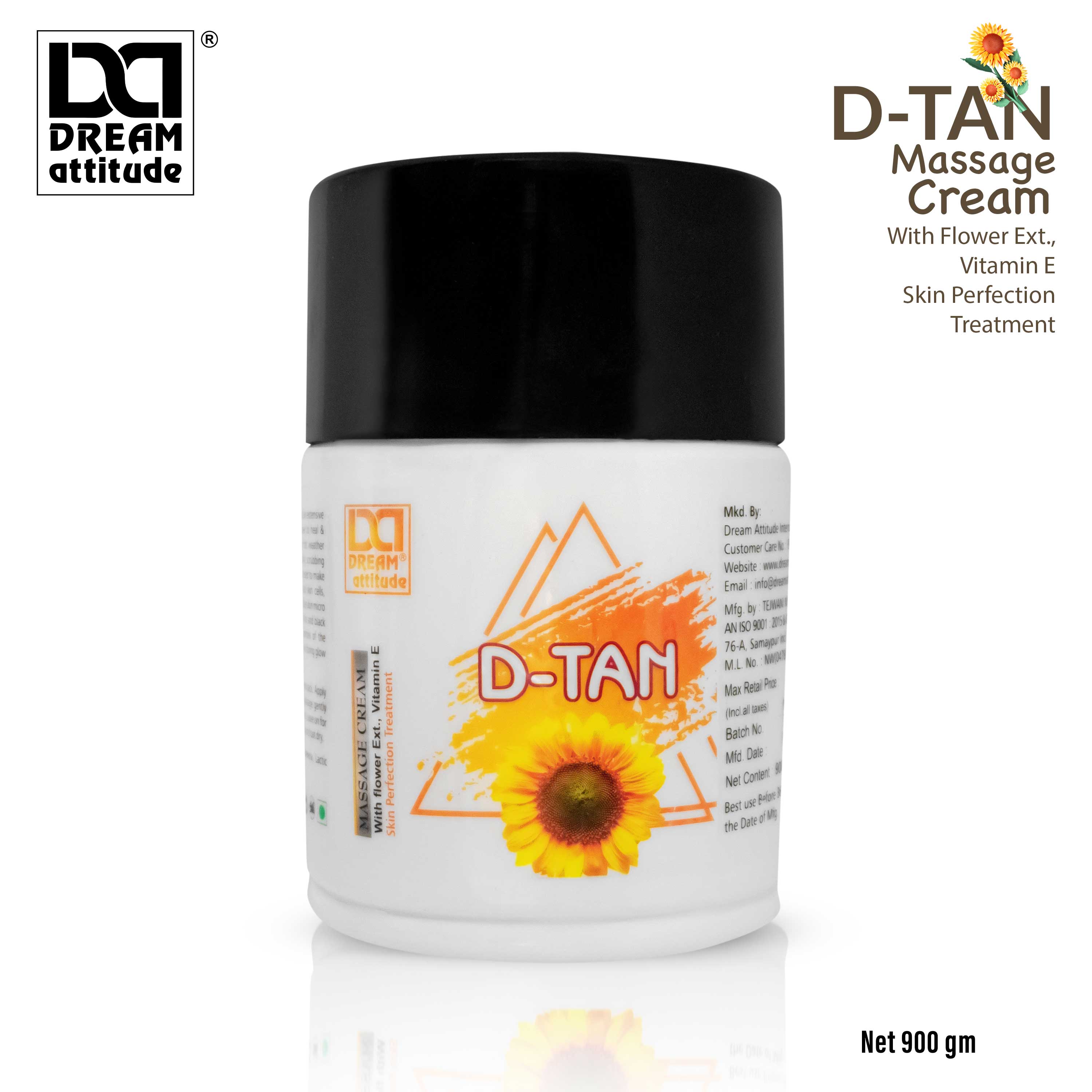 DREAM attitude De-Tan Massage Cream