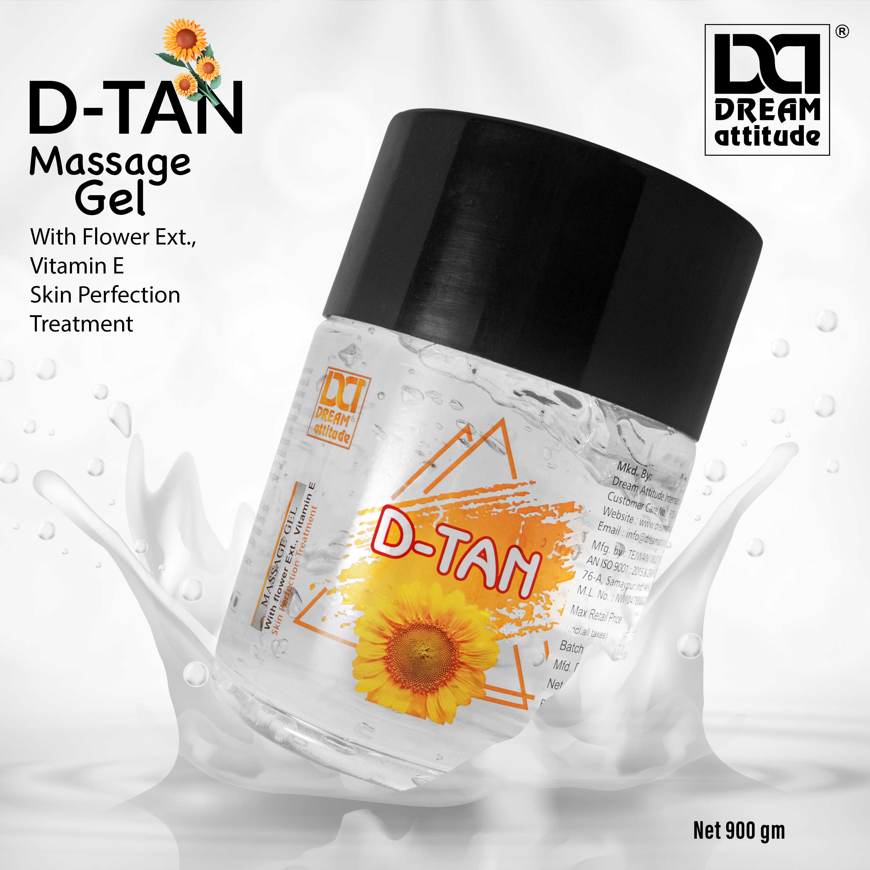 DREAM attitude De-Tan Massage Gel