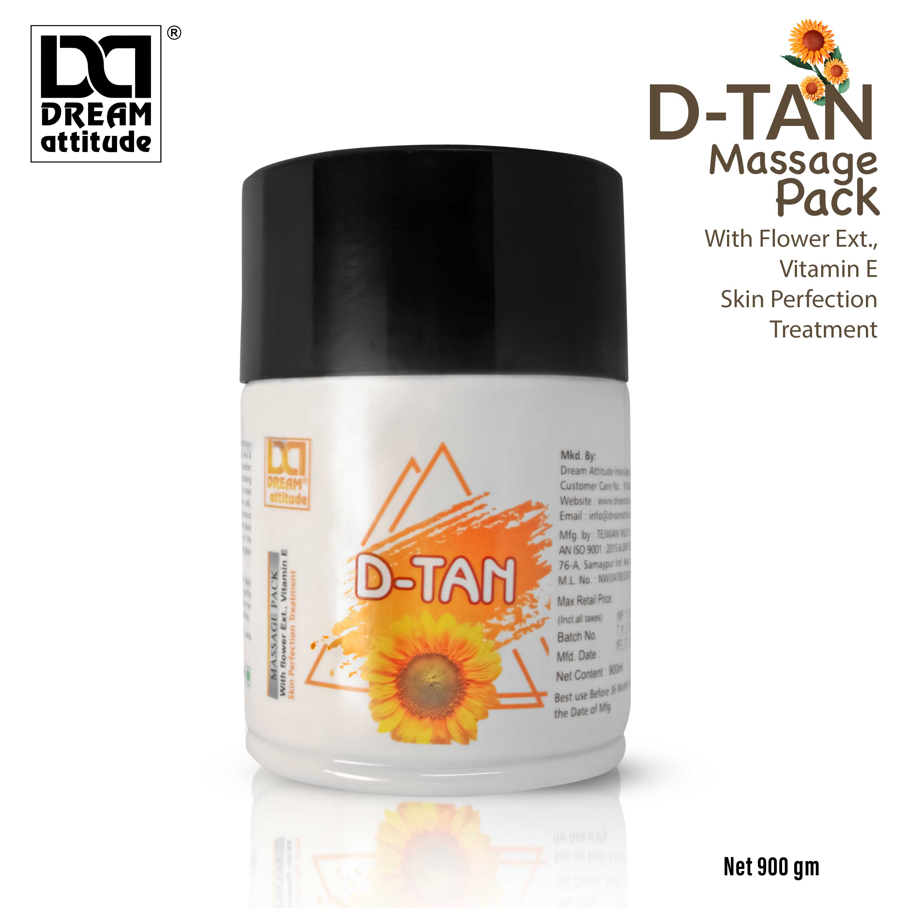 DREAM attitude De-Tan Massage Pack