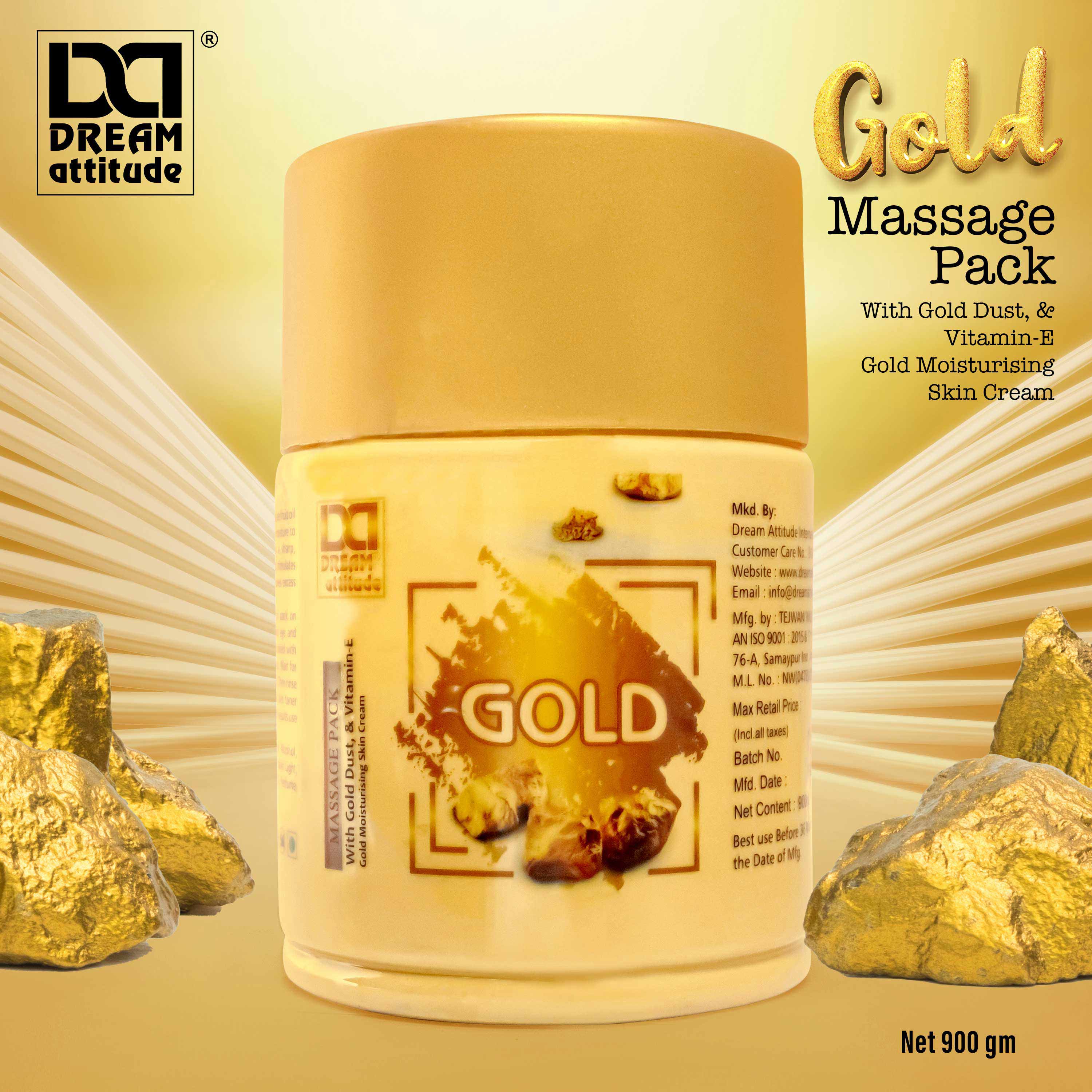 DREAM attitude Gold Massage Pack SKIN CARE DREAM attitude.