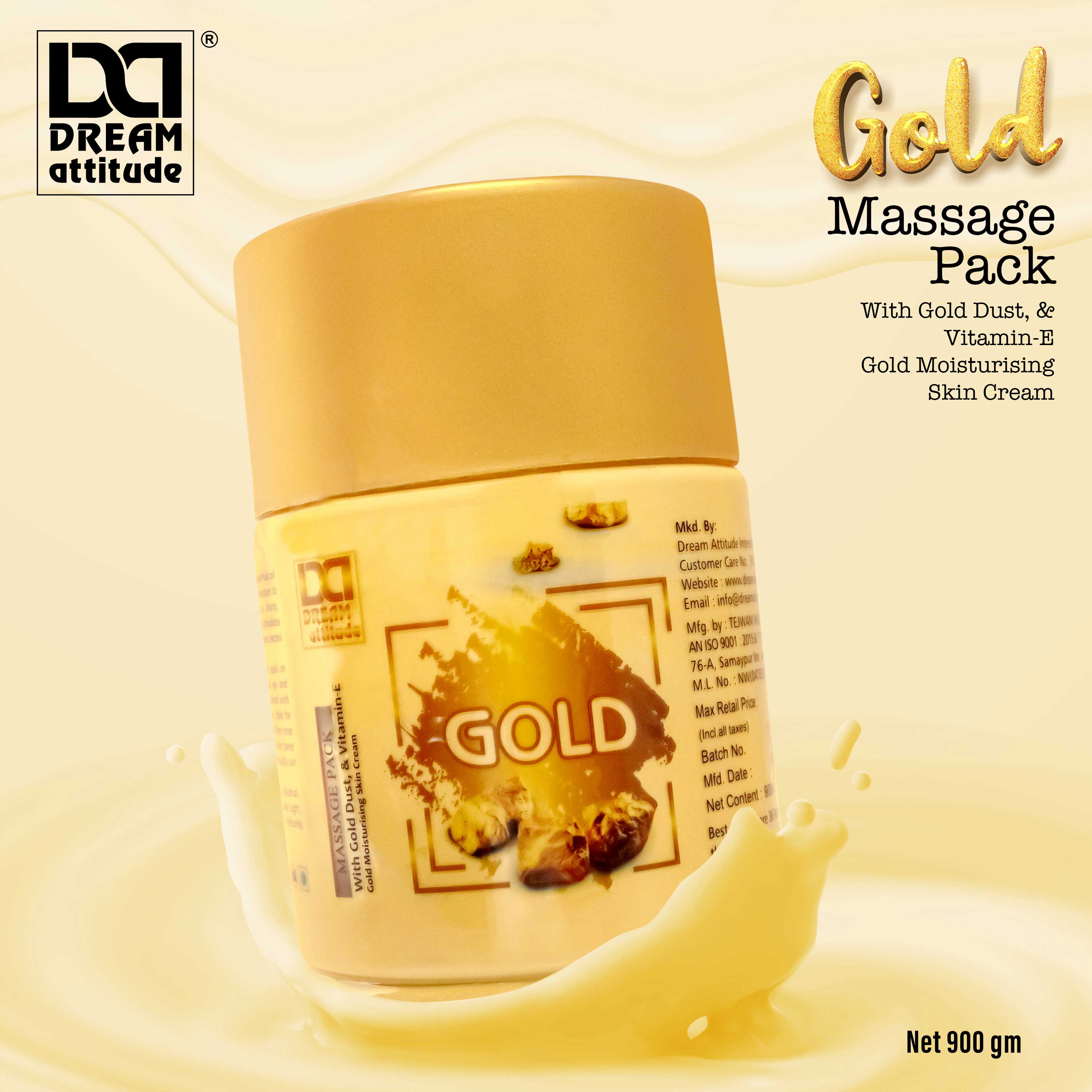 DREAM attitude Gold Massage Pack SKIN CARE DREAM attitude.