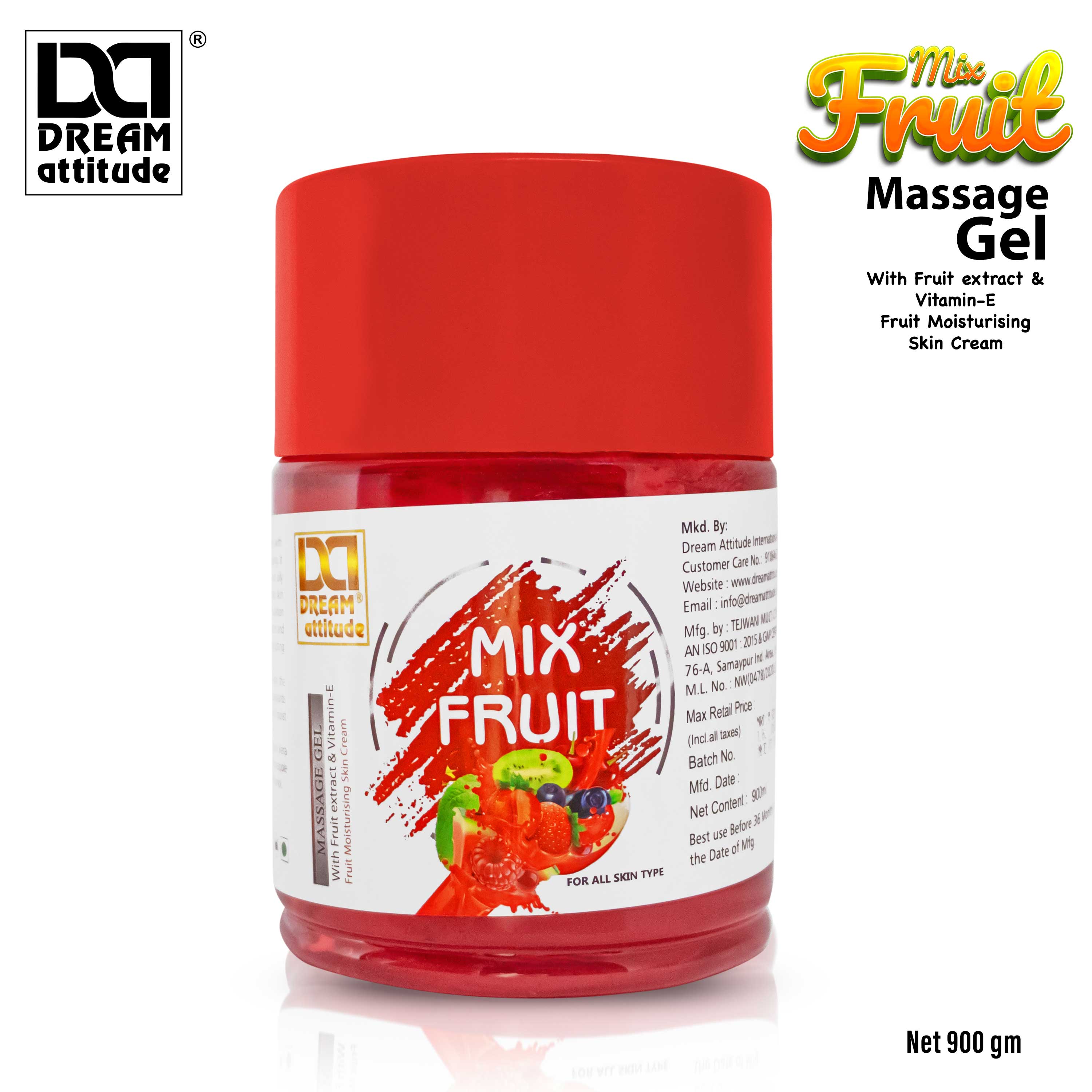 DREAM attitude Mix Fruit Massage Gel: Fruity Skincare for a Spa-Like Experience