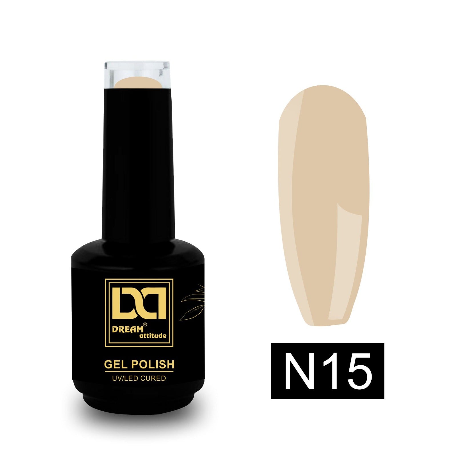 Unveil Artistry with Dream Attitude Crackle Gel Polish  N13 TO N18 (15ml)