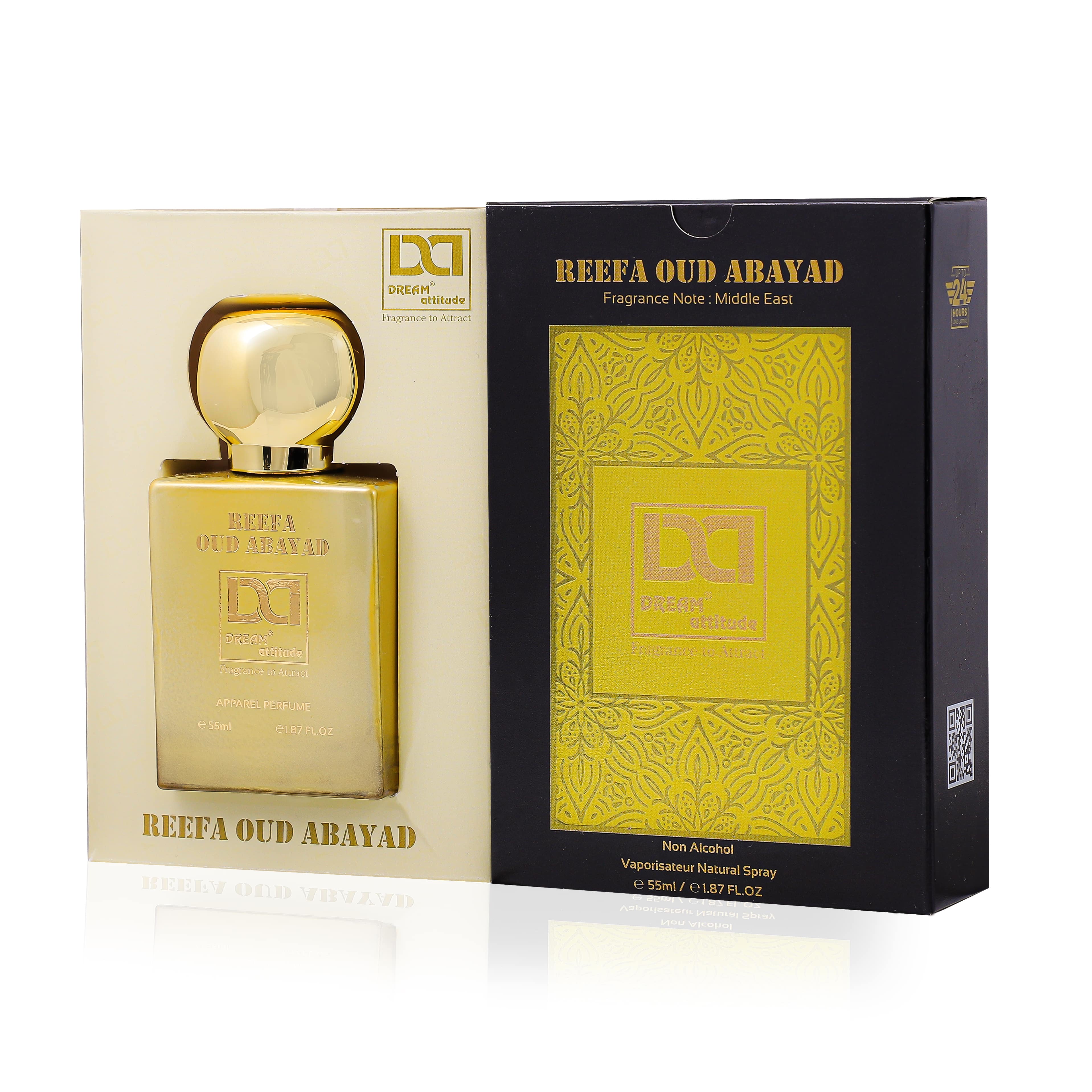 DREAM attitude Reefa Oud Abayad Perfume: Opulent Essence and Refined Elegance