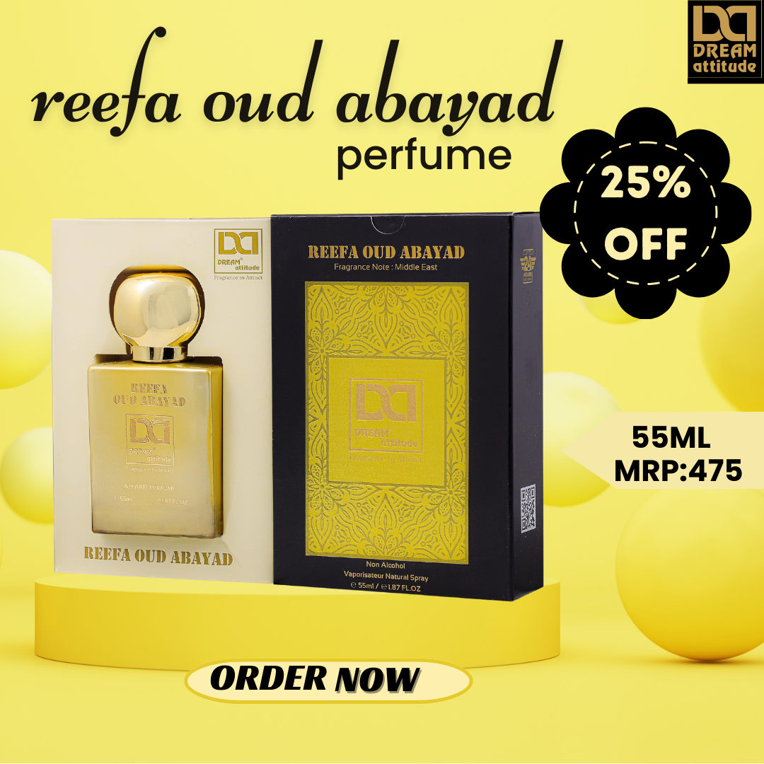 DREAM attitude Reefa Oud Abayad Perfume: Opulent Essence and Refined Elegance