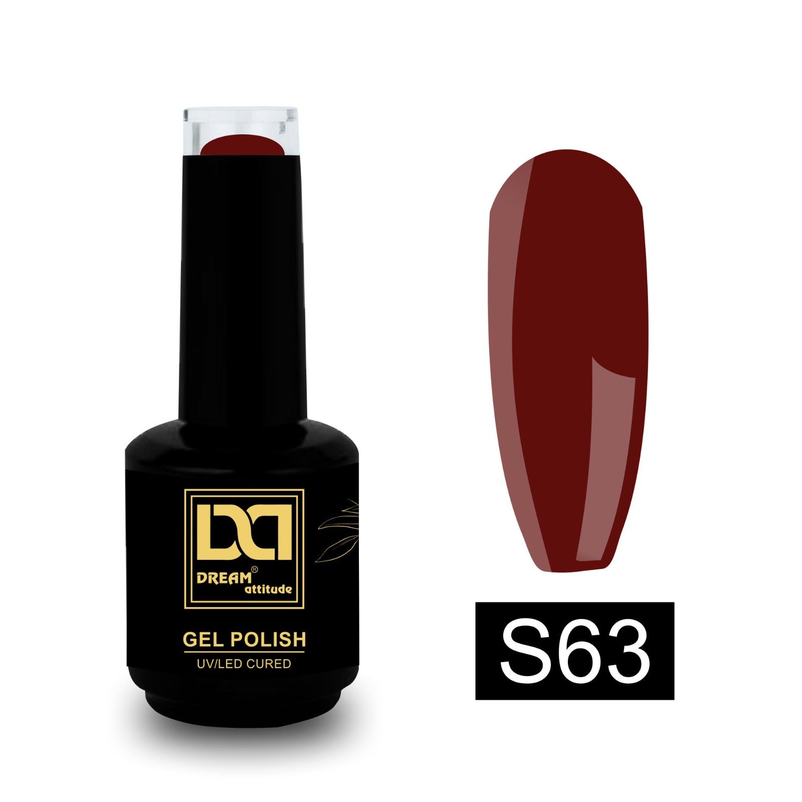 Unveil Artistry with Dream Attitude Crackle Gel Polish 15ml  S61 to S66 (15ML)