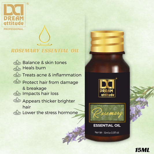Invigorate Your Senses with DREAM Rosemary Essential Oil [15ml]