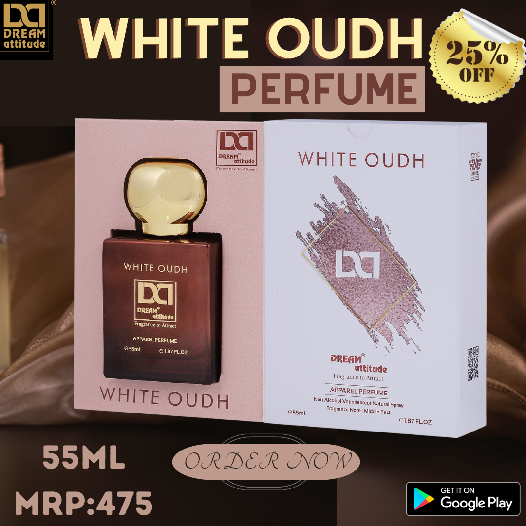 DREAM attitude White Oud Perfume: Opulent Essence and Refined Elegance