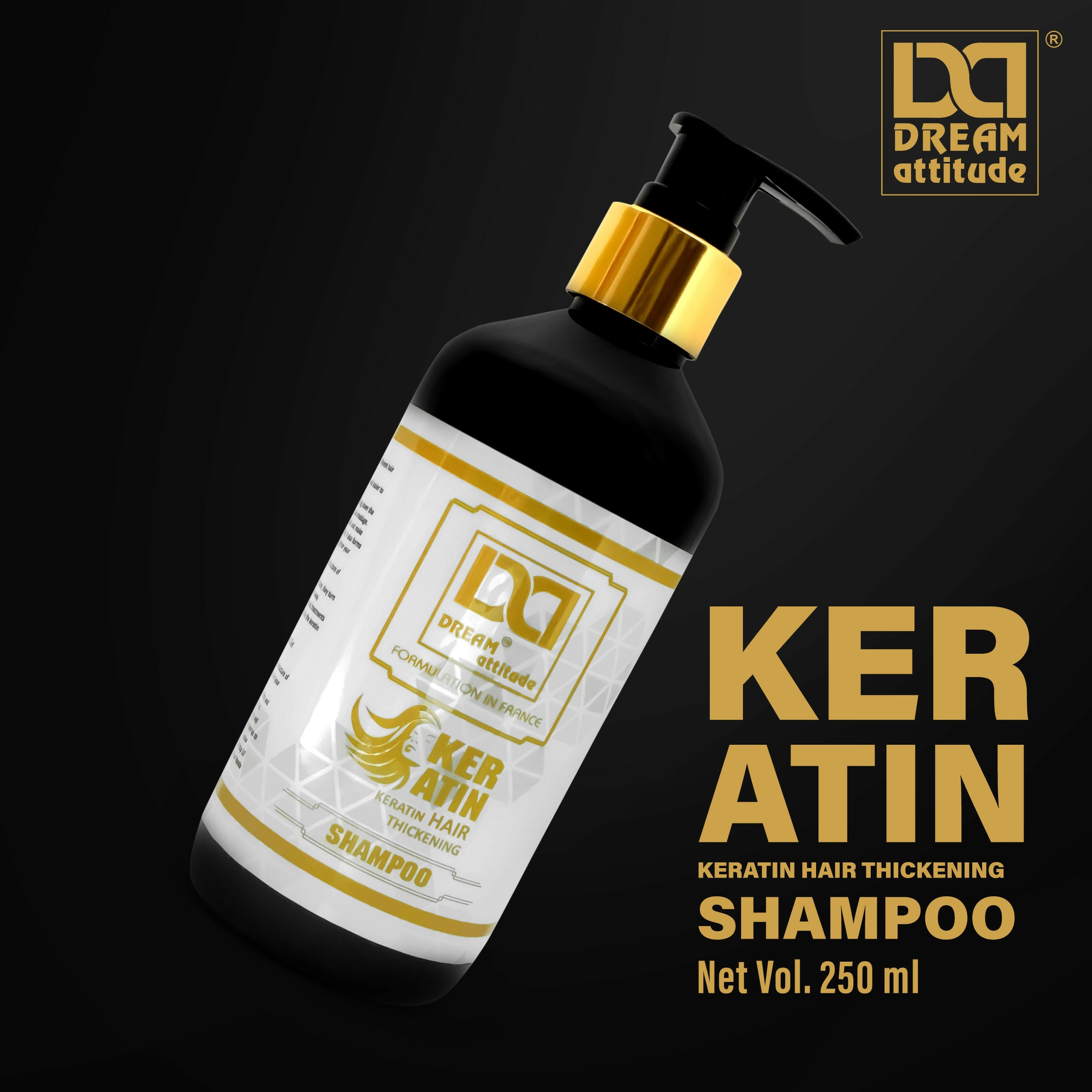 Dream Attitude Keratin Hair Thickening Shampoo - Transform Your Hair with Volume and Strength - Image 5 - DREAM Attitude