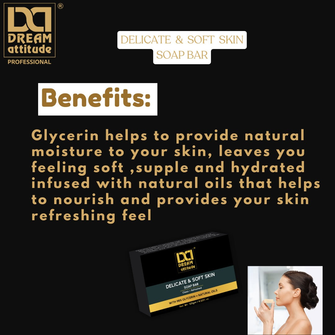 DELICATE AND SOFT SKIN SOAP BAR [125GM] - Image 16 - DREAM Attitude