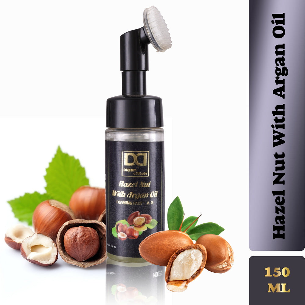 Elevate your skincare routine with Dream Attitude's Hazelnut with Argan Oil Facewash [150ml] - Image 3 - DREAM Attitude