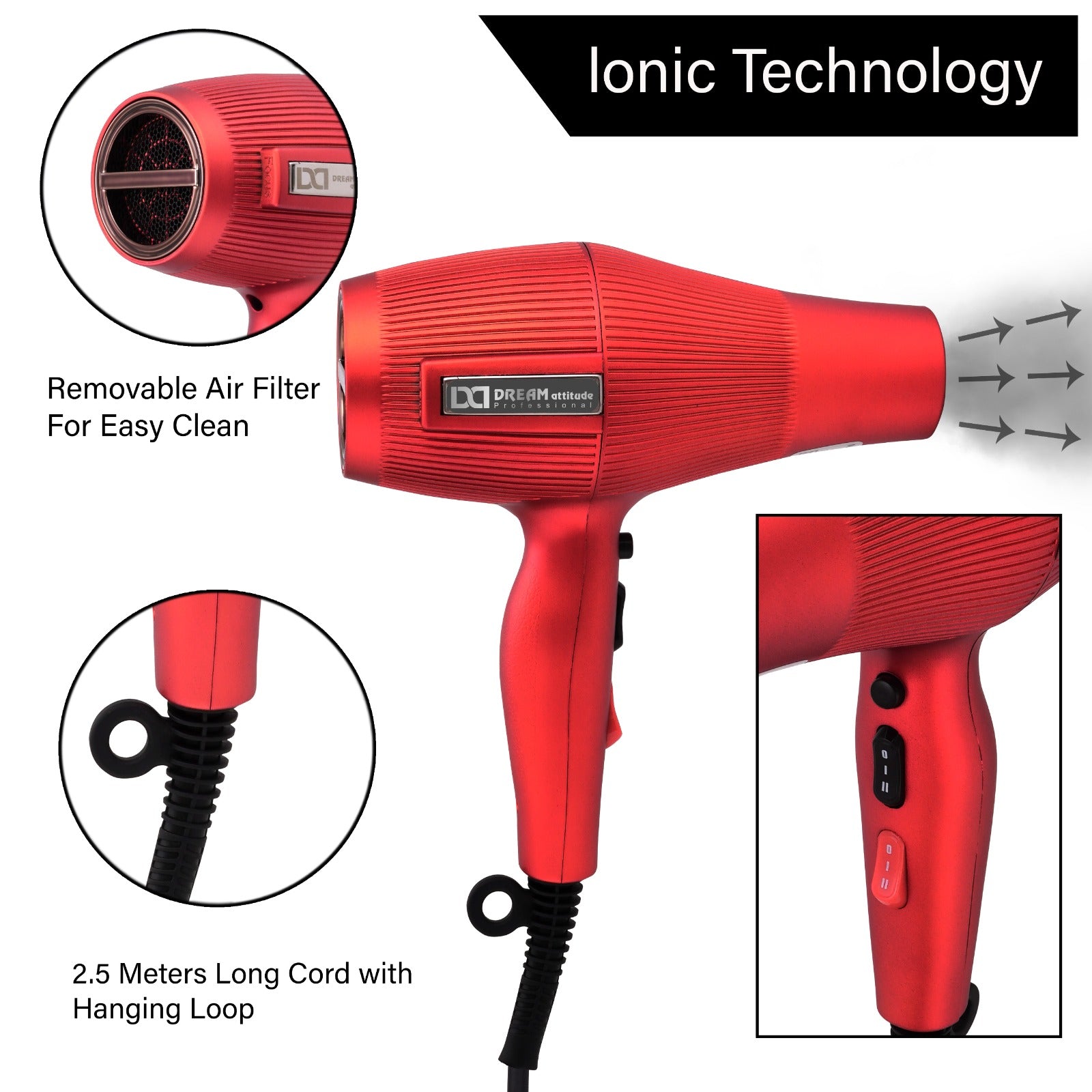 Dream Attitude Unbreakable Hair Dryer: Elevate Your Styling Experience - Image 17 - DREAM Attitude