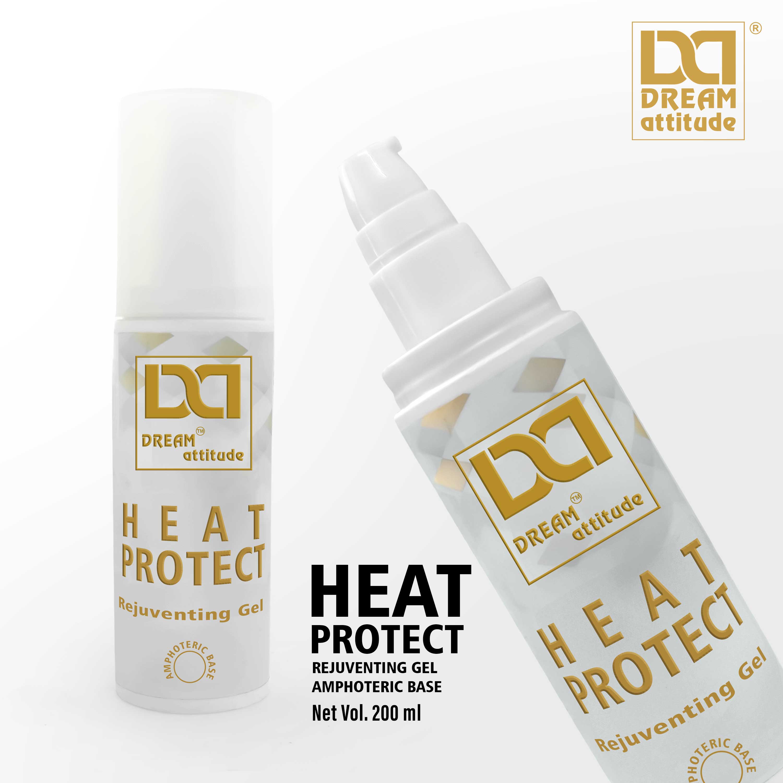 Dream Attitude Heat Protect Rejuvenating Gel - Advanced Defense for Sleek, Healthy Hair [100ML] - Image 3 - DREAM Attitude