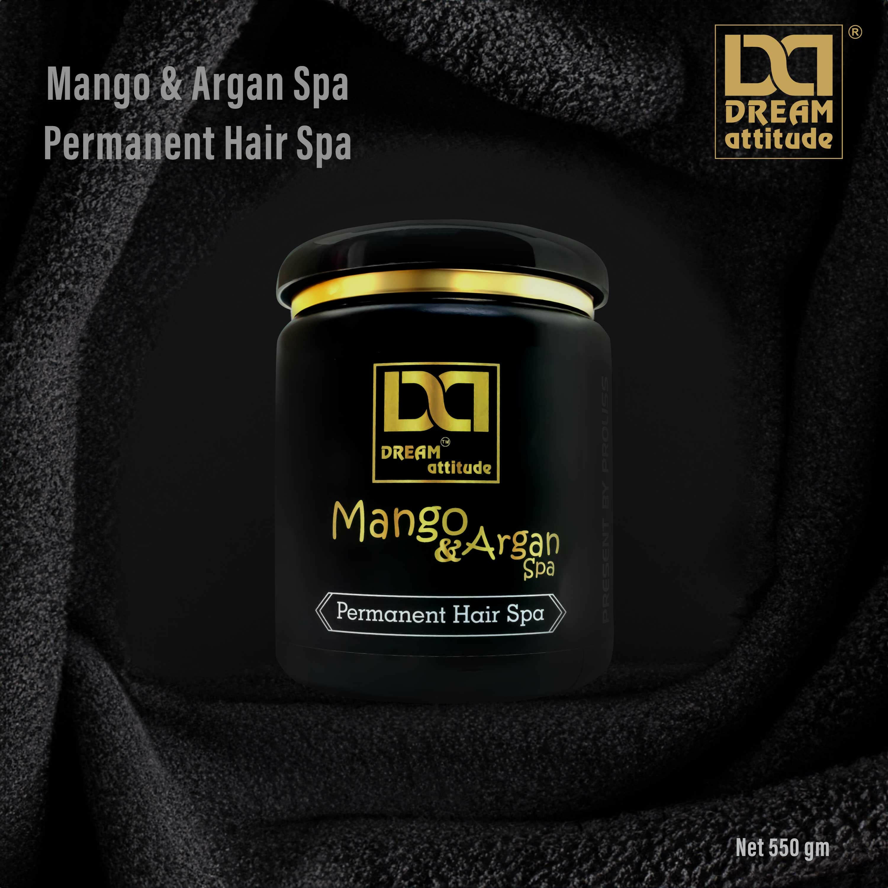 Dream Attitude Mango & Argan Hair Spa - Exotic Indulgence for Silky Smooth Hair [550gm] - Image 3 - DREAM Attitude