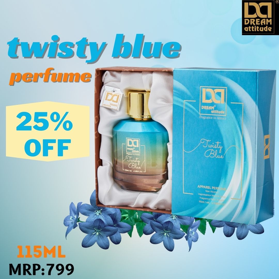DREAM attitude Twisty Blue Perfume: Fresh Fragrance for Oceanic Vitality - Image 3 - DREAM Attitude
