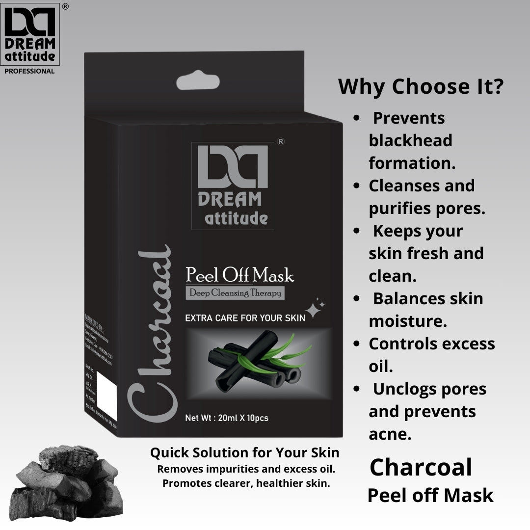 Charcoal Peel Off Mask for Deep Cleansing & Fresh Skin - Image 11 - DREAM Attitude