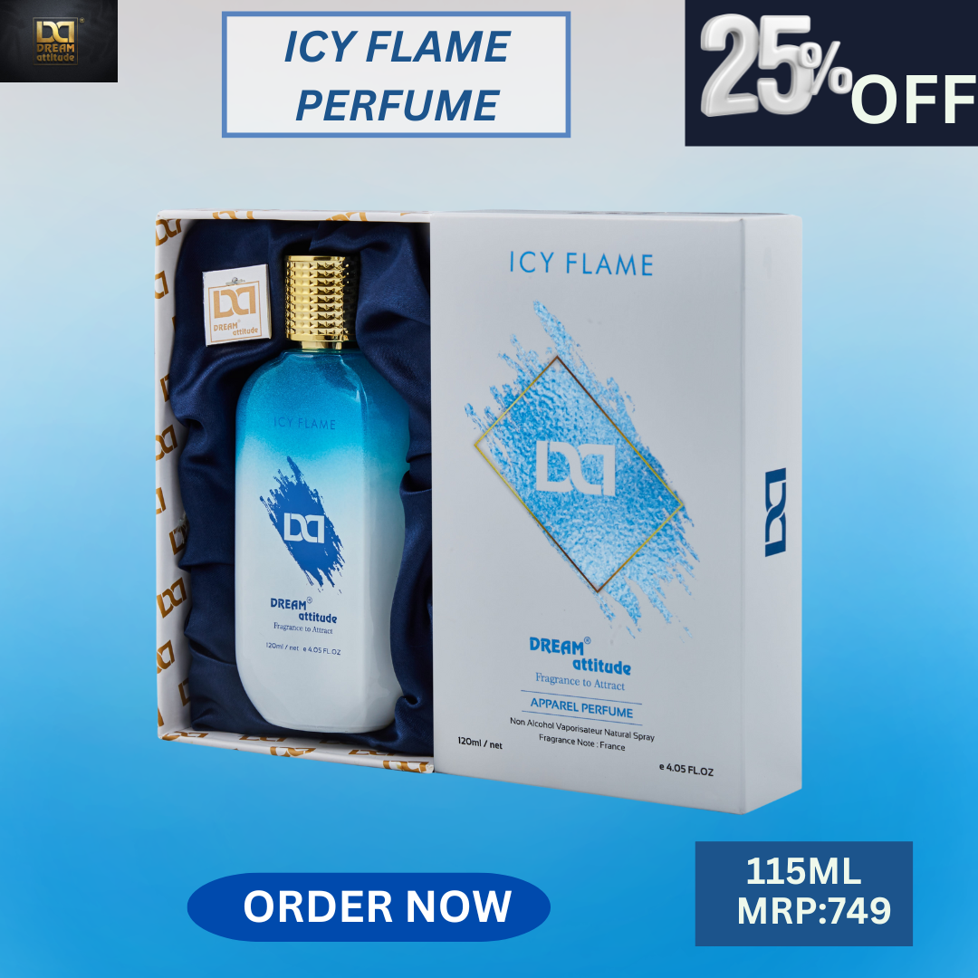 DREAM attitude Icy Flame Perfume: Bold Fusion of Cool and Fiery Sophistication - Image 4 - DREAM Attitude