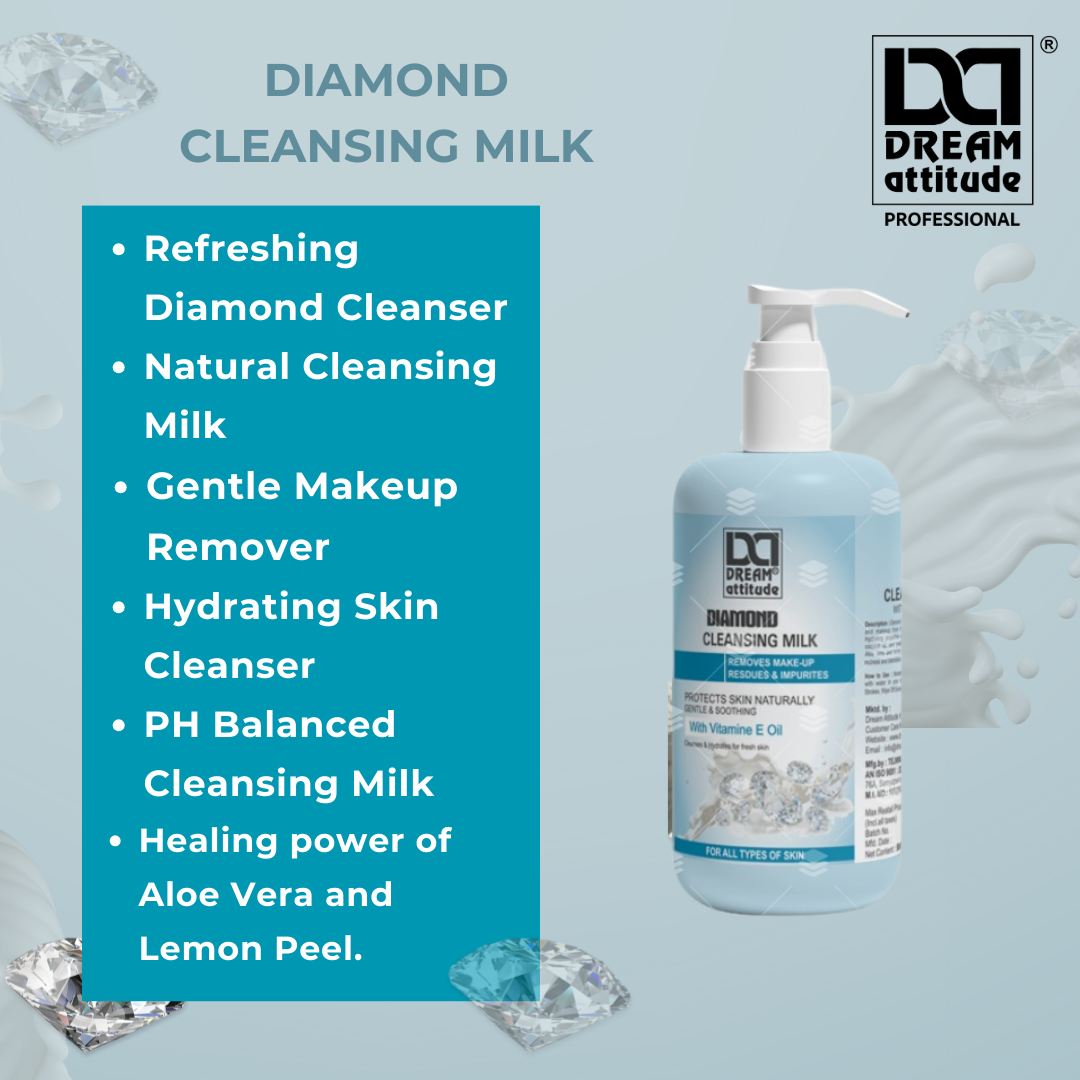 DIAMOND CLEANSING MILK [900ML] [500ML] - Image 6 - DREAM Attitude