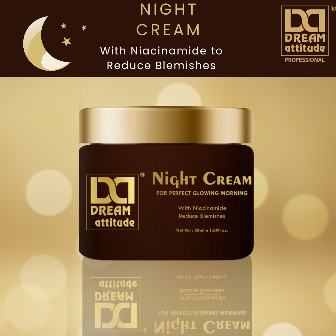 Night Cream - Glowing Skin & Dark Spot Reduction | 50gm - Image 5 - DREAM Attitude
