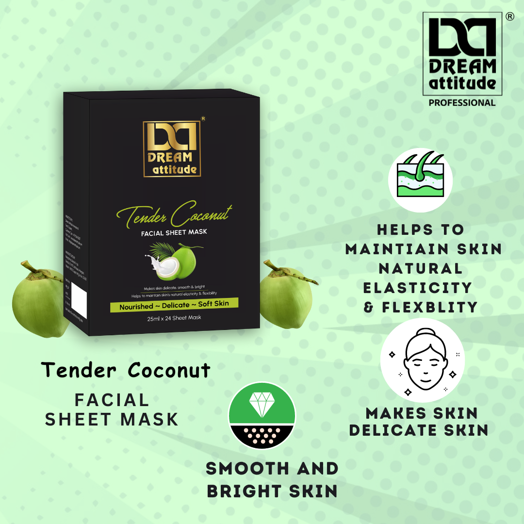Tender Coconut Facial Sheet Mask - Image 6 - DREAM Attitude