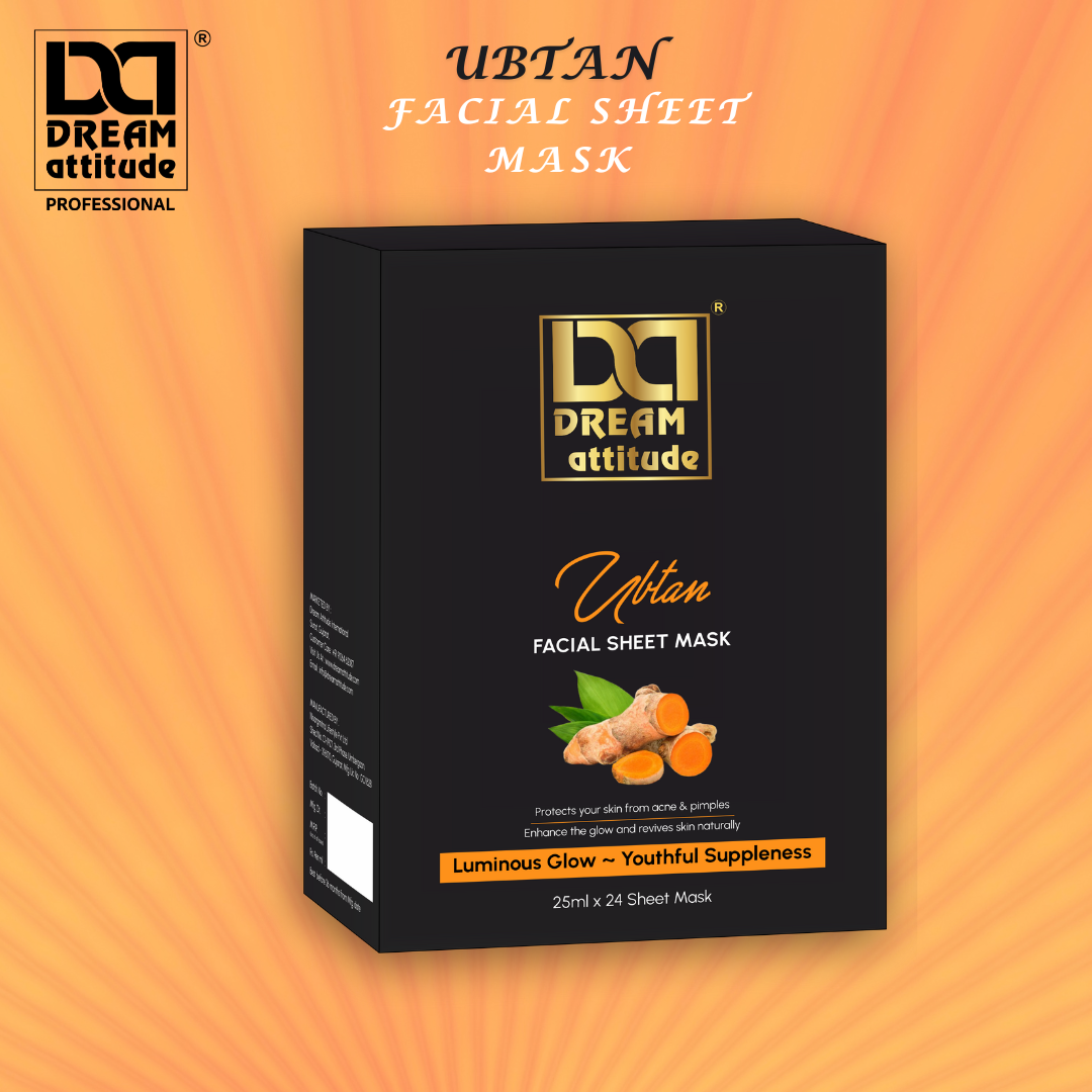 Ubtan facial sheet mask - Image 3 - DREAM Attitude