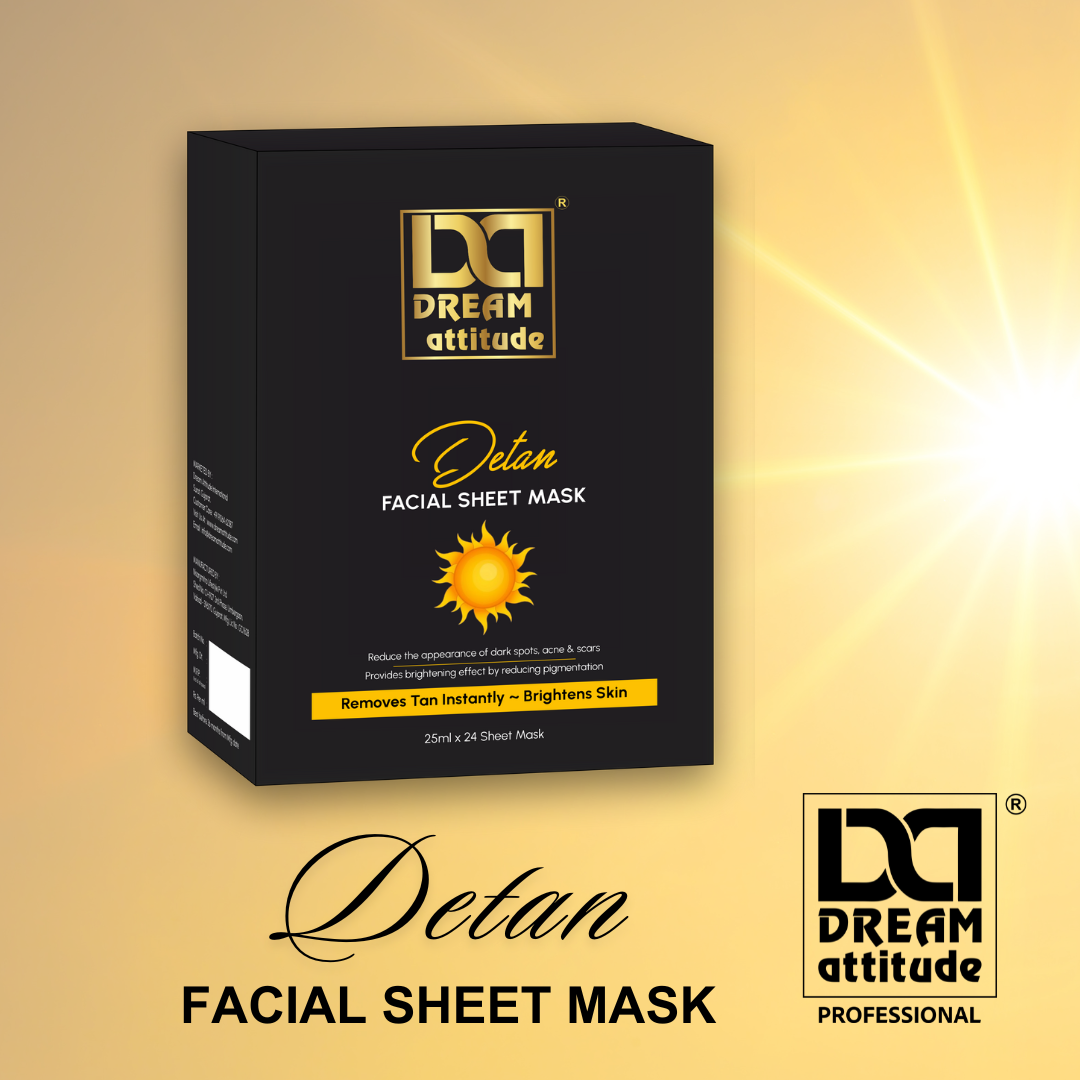 De-Tan Sheet Mask for Bright & Even Skin | Dream Attitude - Image 3 - DREAM Attitude