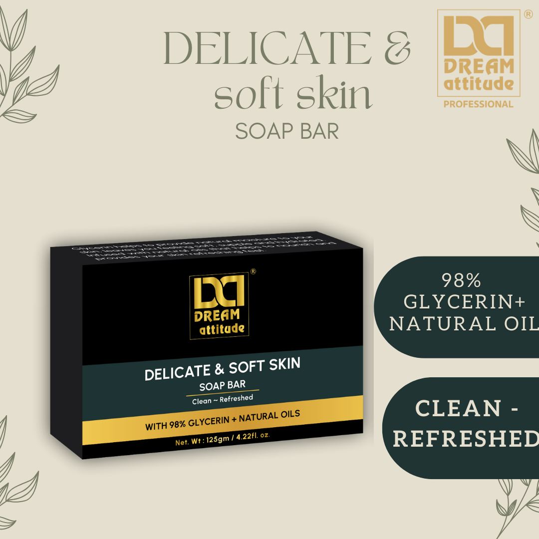 DELICATE AND SOFT SKIN SOAP BAR [125GM] - Image 14 - DREAM Attitude