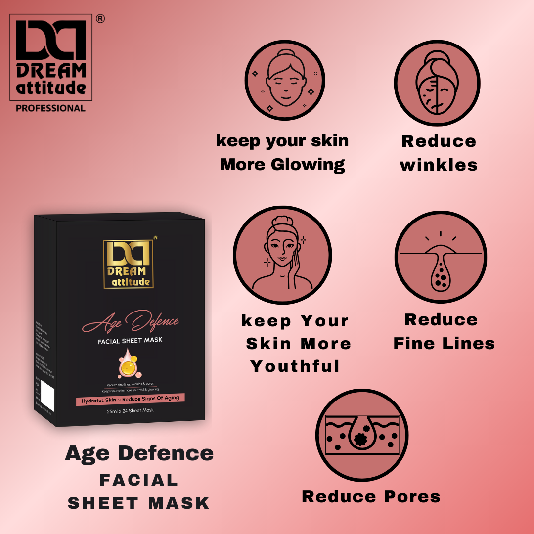 Age Defence Facial Sheet mask - Image 6 - DREAM Attitude