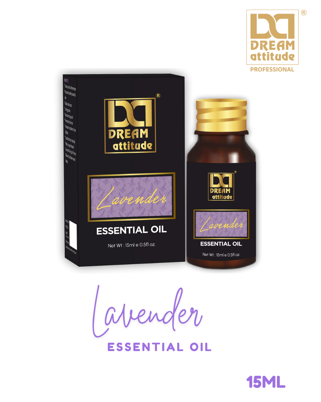 Lavender Essential Oil [15ml] - Image 4 - DREAM Attitude