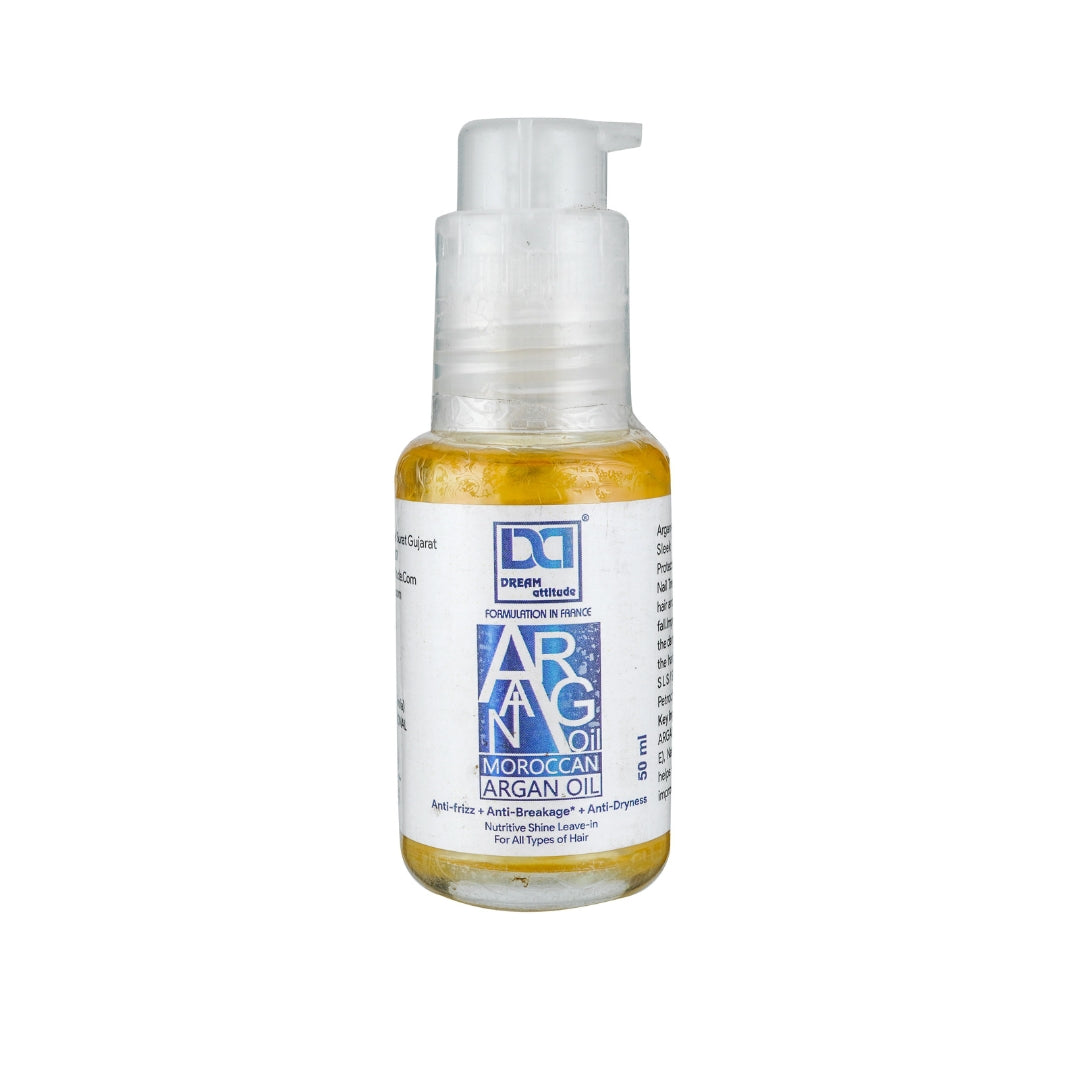 Moroccan Argan Oil – Anti-Frizz, Deep Nourishment & Shine - Image 2 - DREAM Attitude