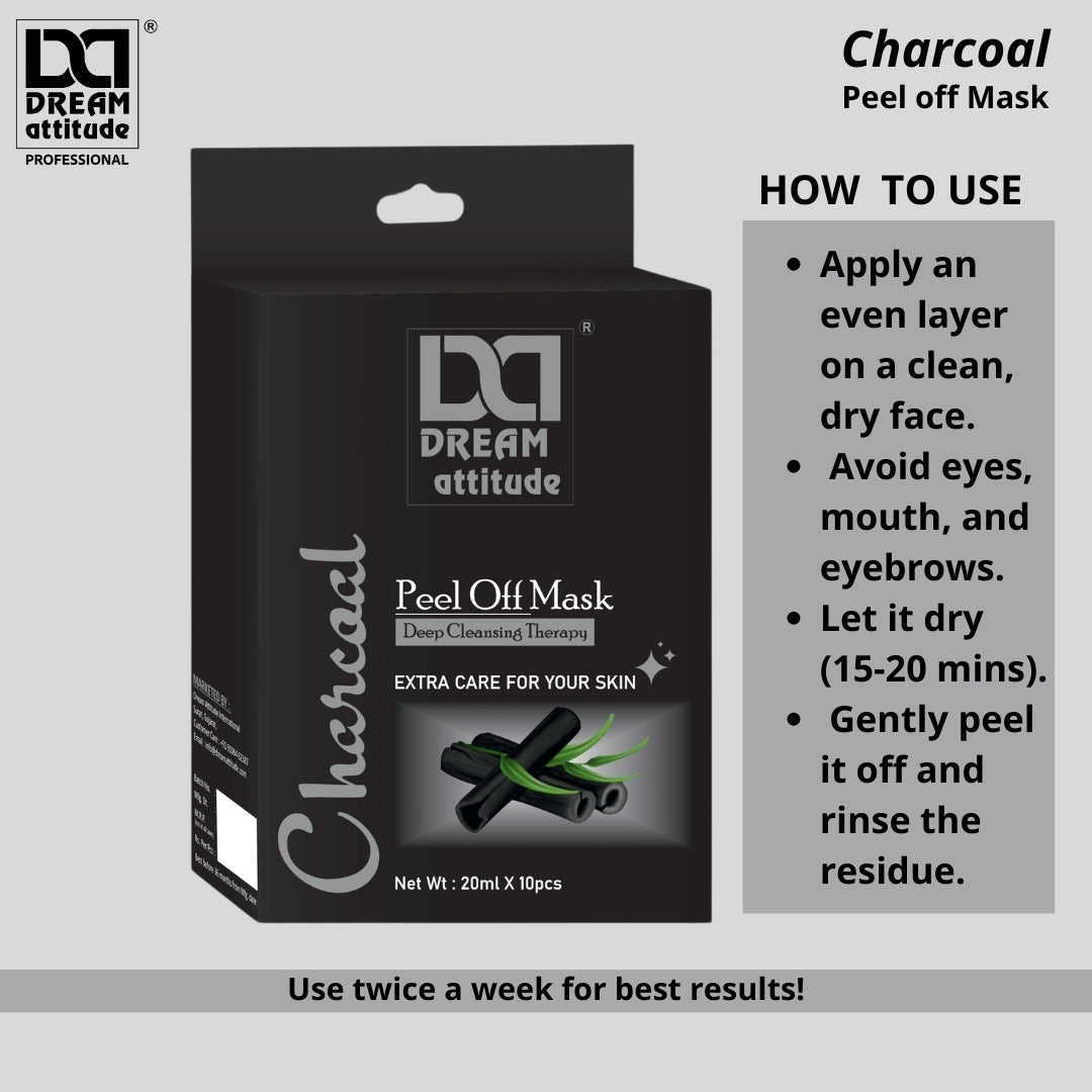 Charcoal Peel Off Mask for Deep Cleansing & Fresh Skin - Image 8 - DREAM Attitude