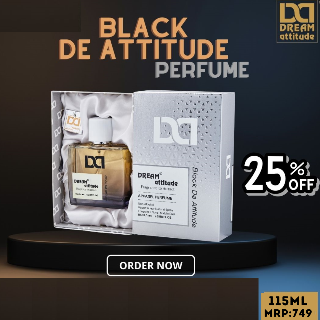 DREAM attitude Black de Attitude Perfume: Mysterious Fragrance for Dark Elegance - Image 4 - DREAM Attitude