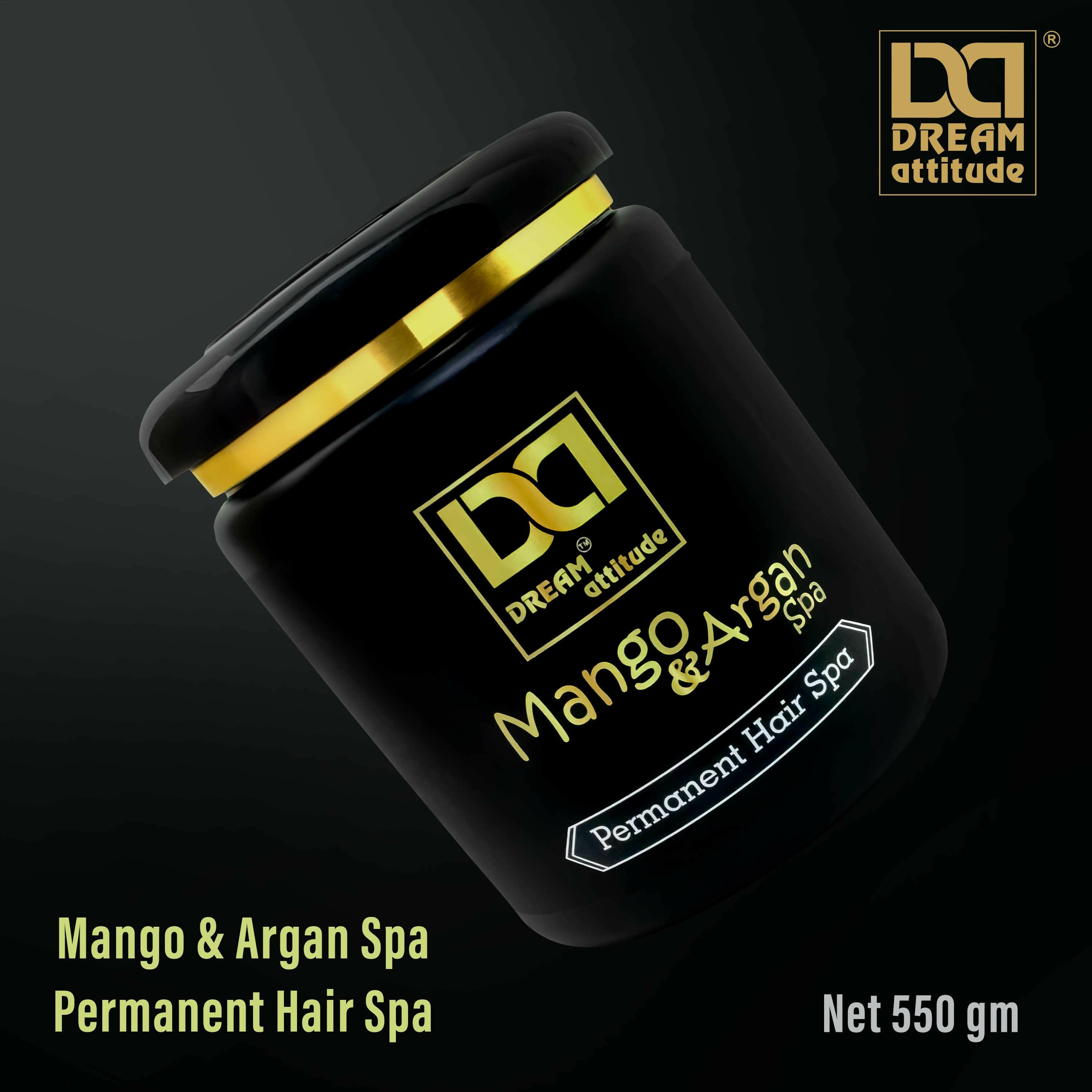 Dream Attitude Mango & Argan Hair Spa - Exotic Indulgence for Silky Smooth Hair [550gm] - Image 2 - DREAM Attitude