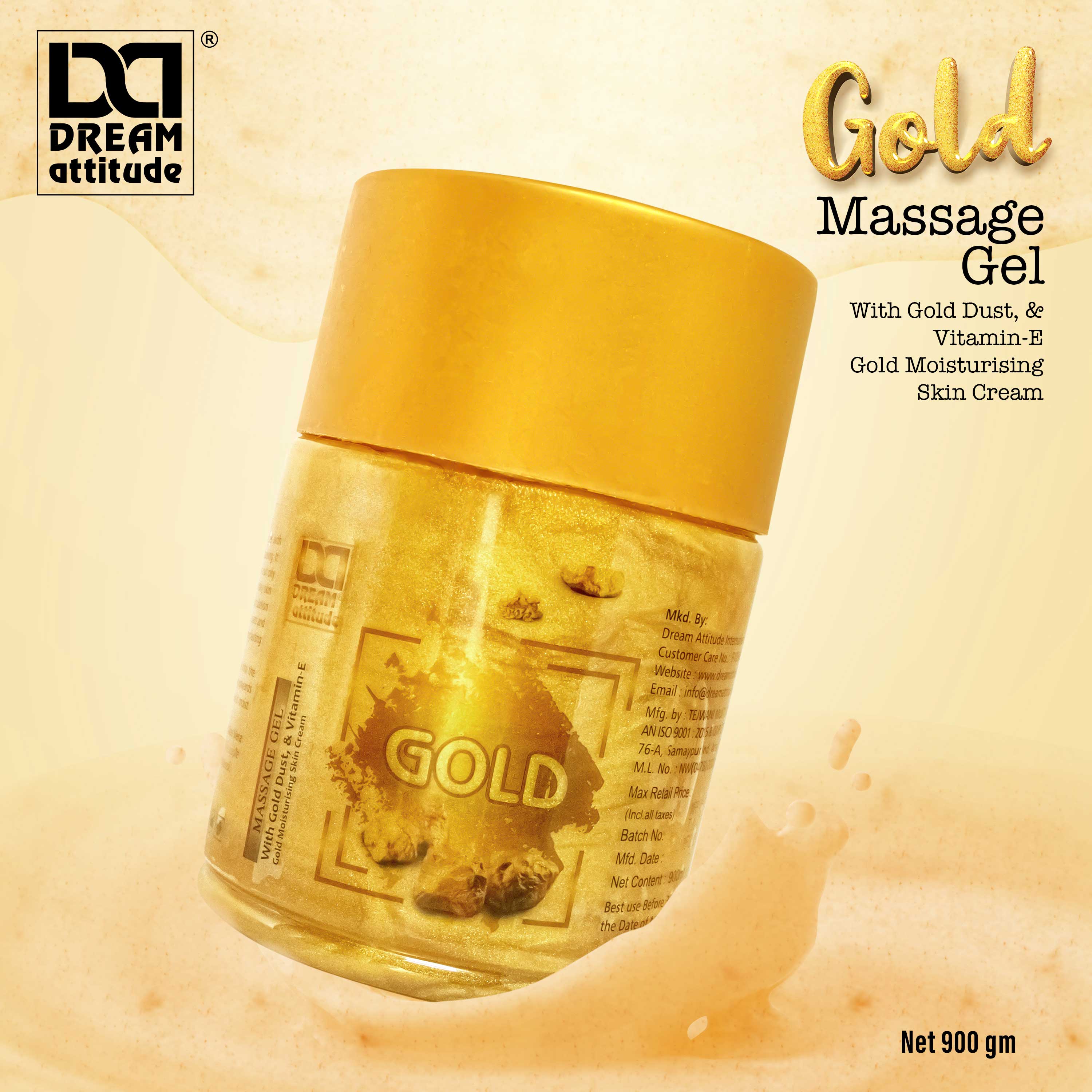 DREAM attitude Gold Massage Gel - Image 2 - DREAM Attitude