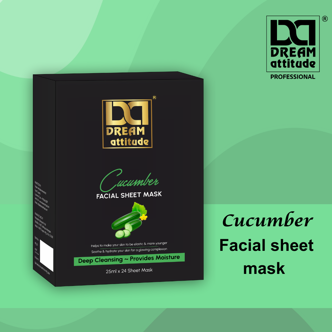 Cucumber  Facial Sheet Mask - Image 3 - DREAM Attitude