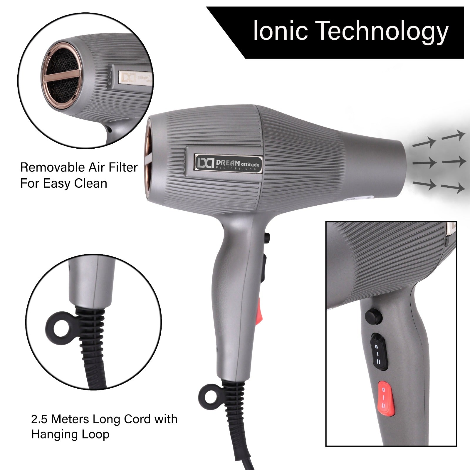 Dream Attitude Unbreakable Hair Dryer: Elevate Your Styling Experience - Image 12 - DREAM Attitude