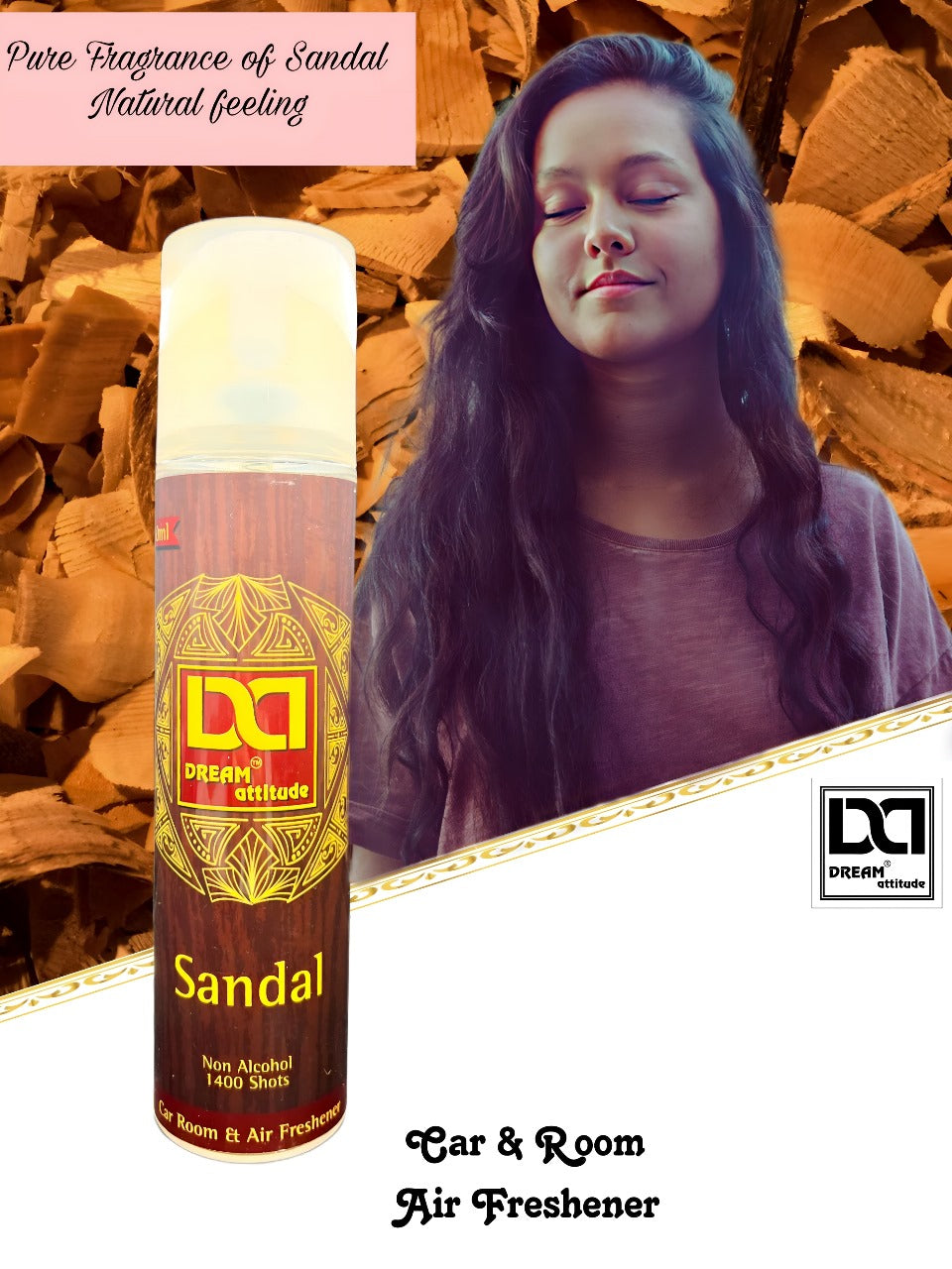 DREAM attitude Sandal Air Freshener: Experience Everyday Tranquility and Elegance