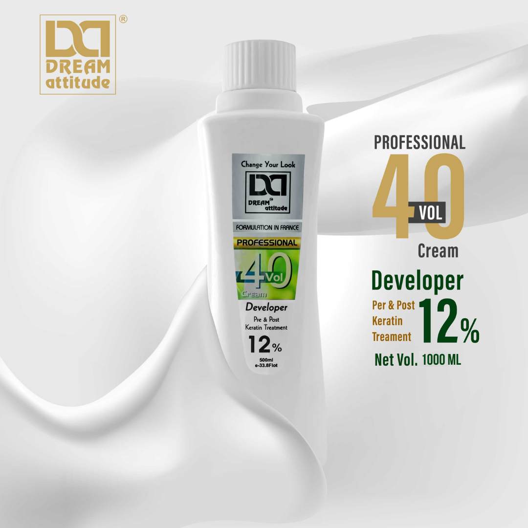 Dream Attitude Hair Developer 40 Vol - Ultimate Color Intensity for Fearless Hair Transformat      ions[1000ml]