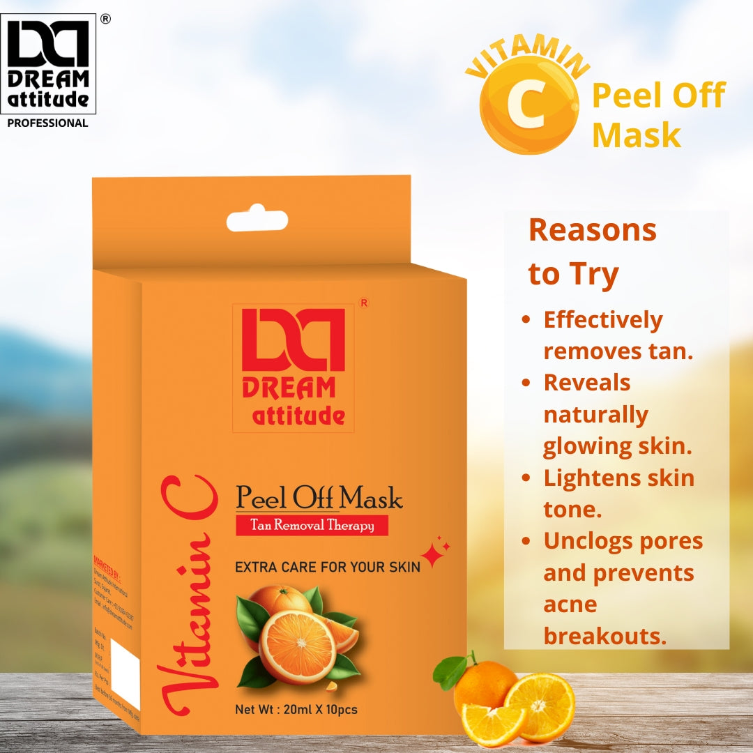 Natural Glowing Skin with Vitamin C Peel Off Mask - The Ultimate Skincare Product - Image 6 - DREAM Attitude