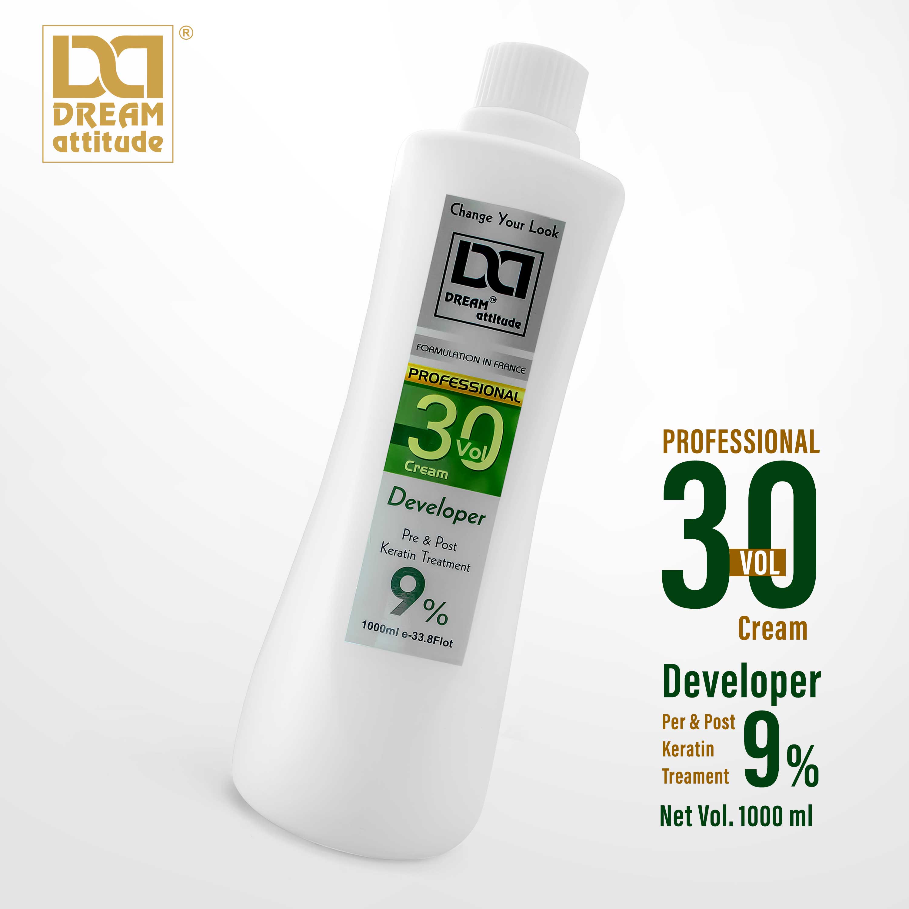 Dream Attitude Hair Developer 30 Vol - Intense and Vibrant Hair Color Results - Image 2 - DREAM Attitude